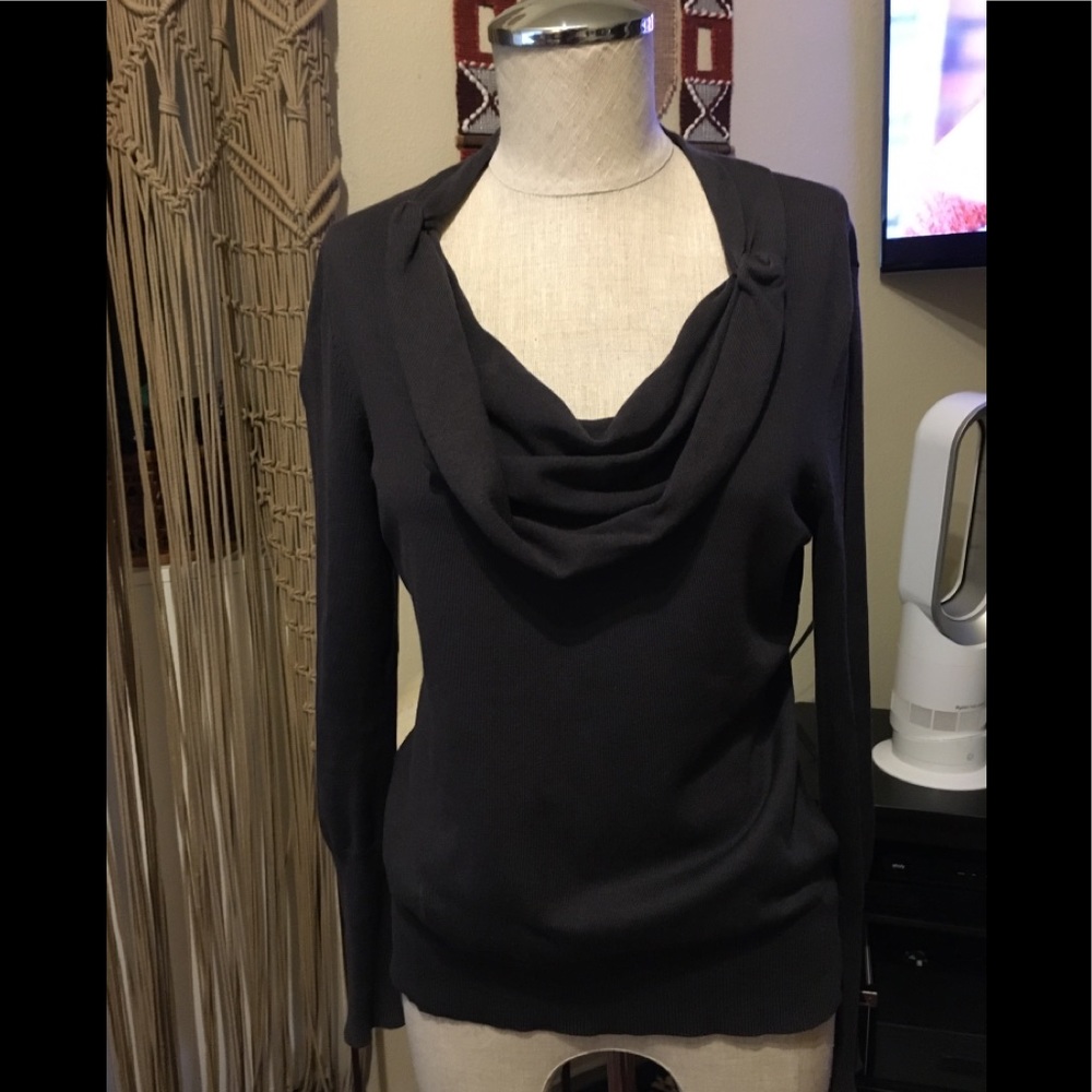 Classiques Entier Black Cowl Neck Sweater